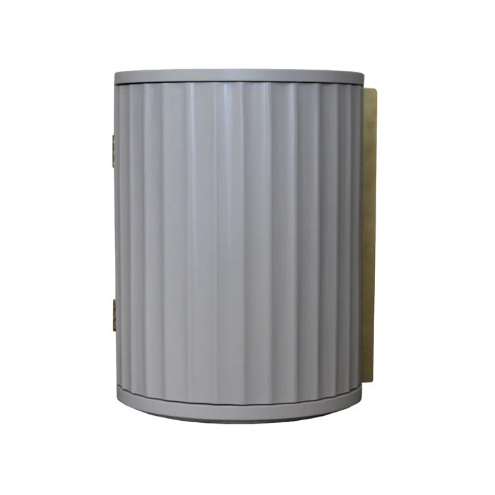 Lulu Bedroom Collection Left Side Nightstand Stylish Mahogany Wood Bedside Table with Elegant White Finish