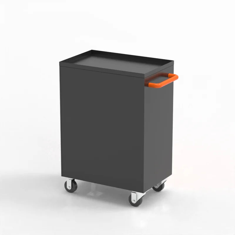 Multi-Purpose Movable Metal Storage Cabinet with 2 Doors and 2 Drawers for Tool and Garage Use