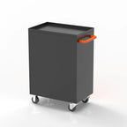 Modern Industrial Tool Cabinet with Keyed Lock and Adjustable Shelves for Tool Organization and Management