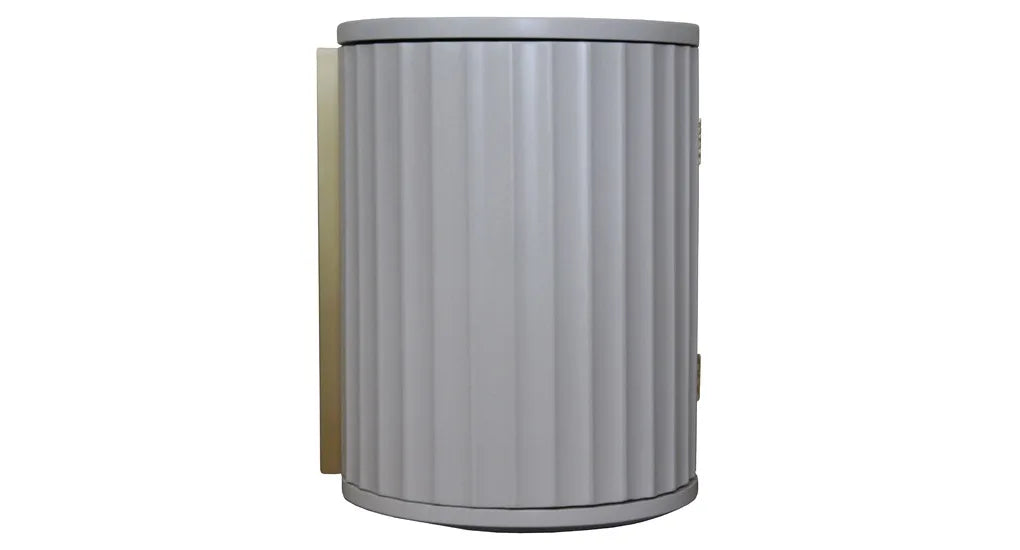 Lulu Bedroom Collection Left Side Nightstand Stylish Mahogany Wood Bedside Table with Elegant White Finish