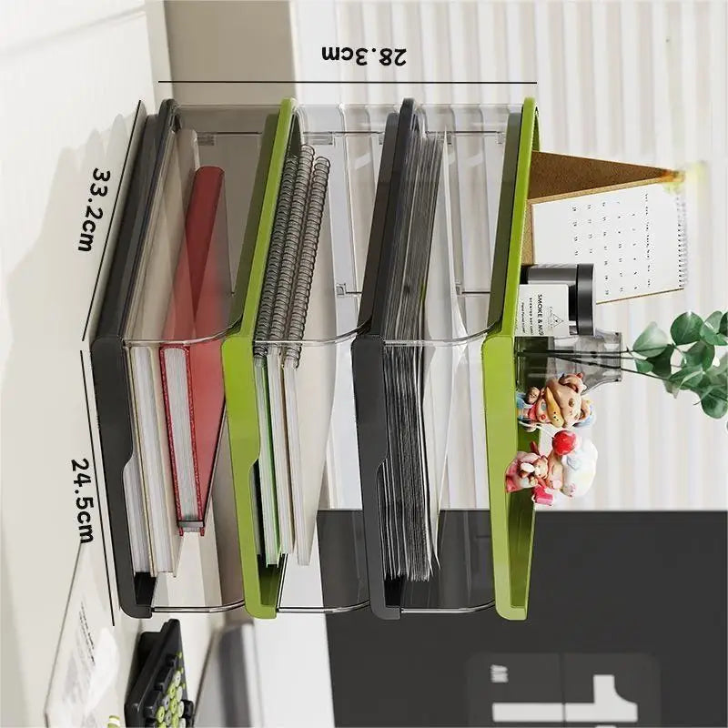 Modern Convenient Multifunctional Office Desk Stationery and Book Storage Rack Desktop File Storage Box
