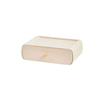 Modern Desk Organizer, Desktop Organizer with  Drawer Plastic Transparent Desktop Storage Box Organizer