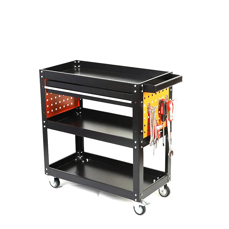 New Hot Selling Auto Repair Tool Cart 3 Tier Auto Repair Cart Multifunctional Hardware Cart