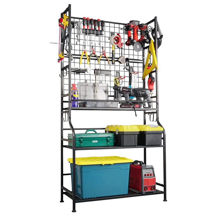 Tool Storage Organizer,Heavy Duty Tool Holder for Power Tool, Drill, Screwdriver, Wrench for Toolbox Garage Workshop Shed