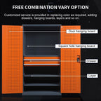 Factory Price OEM Workshop Garage Two Door Multi-Functional 3-Drawer Steel Tool Cabinet with 300kg Capacity