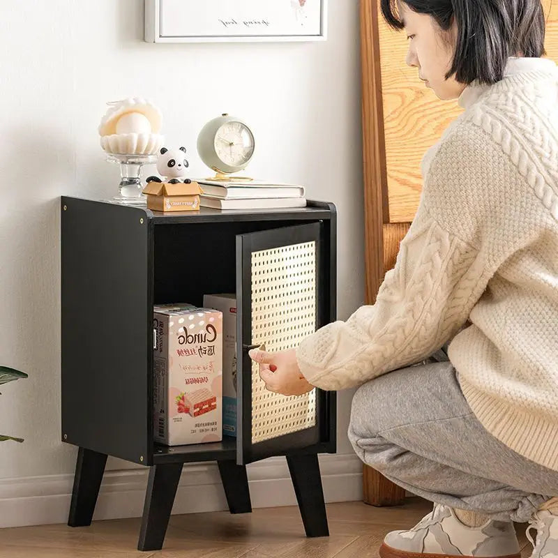 Modern Ultra-Narrow Small Household Bedside Table with Storage Cabinet New Simple Bedside Side Table for Bedroom