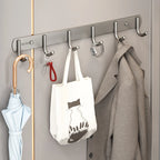 HUOLI Black 304 Stainless Steel Wall-Mounted Hooks - Modern Bathroom & Kitchen Storage, Hotel Bathroom Accessories Low Price