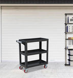 Mechanic Utility Cart  Tool Trolley Set Tool Cabinet With 3 Tier Shelf