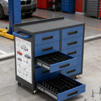 Customizable 10-Drawer Tool Cabinet with OEM Support Mobile Storage Solution