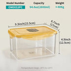 Factory Wholesale Plastic Airtight Food Storage Containers Kitchen Accessories Food Preservation Jars Fresh Keeping sealed Box