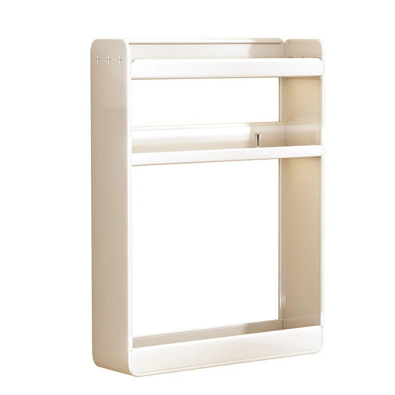 Wall storage items Hot Sale Punch-free Three-layer Large-capacity Kitchen Door-mounted Spice Bottle Tableware Storage Rack