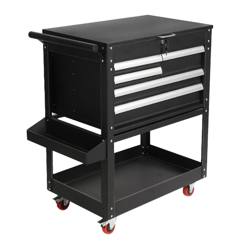 Quality Choice 5-Drawer Rolling Tool Cabinet Stainless Steel Mechanic Tool Box for Workshops Durable Metal Tool Trolley