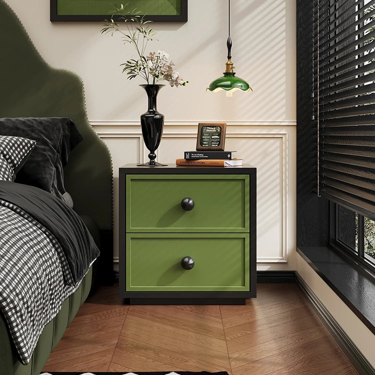 Bedroom Steel Nightstand with Anti-Rust Coating for Long Use