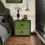 Bedroom Steel Nightstand with Anti-Rust Coating for Long Use