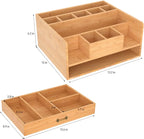 Desk Organizers with Drawer, Desk Organizers and Accessories with Pen Holder, Desktop File Organizer and Storage