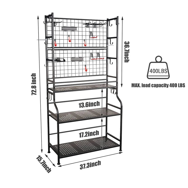 Tool Storage Organizer,Heavy Duty Tool Holder for Power Tool, Drill, Screwdriver, Wrench for Toolbox Garage Workshop Shed