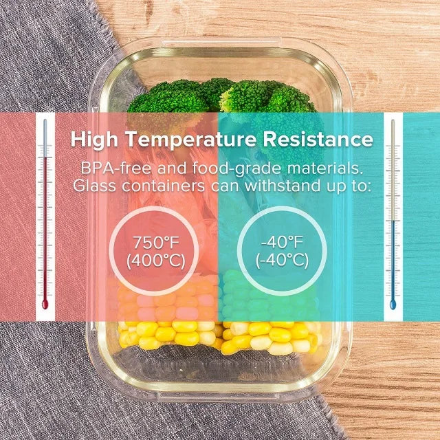 Kitchen Hermetic Glass Lunch Box Set Kitchen Containers Storage Airtight Food Storage Storage Containers for Food