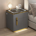 Light Luxury Modern Smart Bedside Table Small Multifunctional Invisible Integrated Safe Wireless Charging Password Living Room