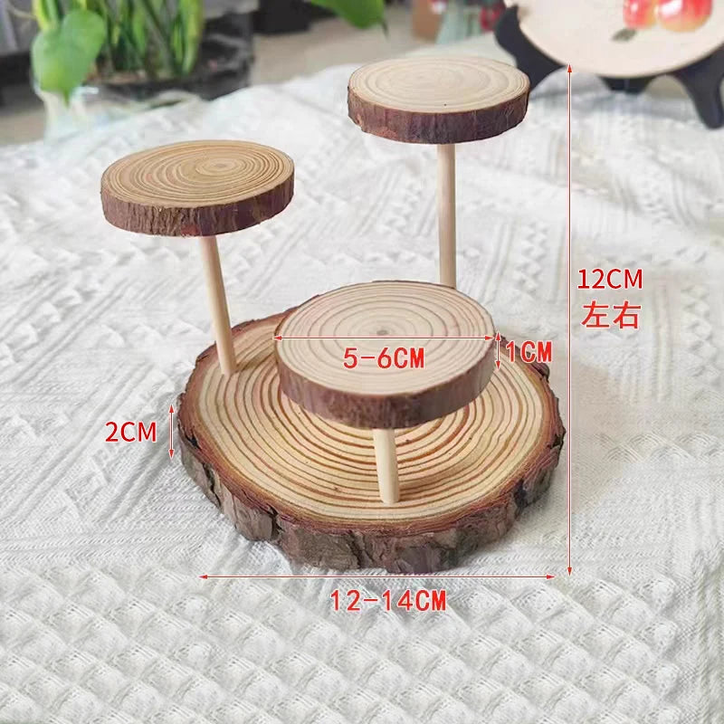 Solid Wood Lacquer Finish Modern Rectangle Multifunction 20x20x20cm Desktop Organizer Display Stand for Living Room Storage