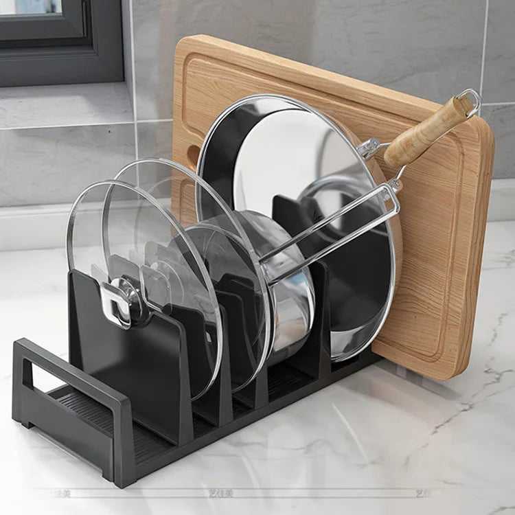 Desktop Dining Plate Tableware Drawer Dish Drainage Bowl Storage Rack for Kitchen Nail Free Storage Shelf