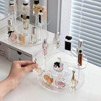 Acrylic 3-Tier Perfume Stand Organizer 4mm Display Riser for Perfume Dessert Cupcake Desktop Decoration Organize Display Stands