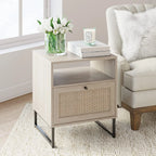 Gloss White Modern Luxury Nightstand Drawer Bedside Table for Bedroom Wholesale Furniture
