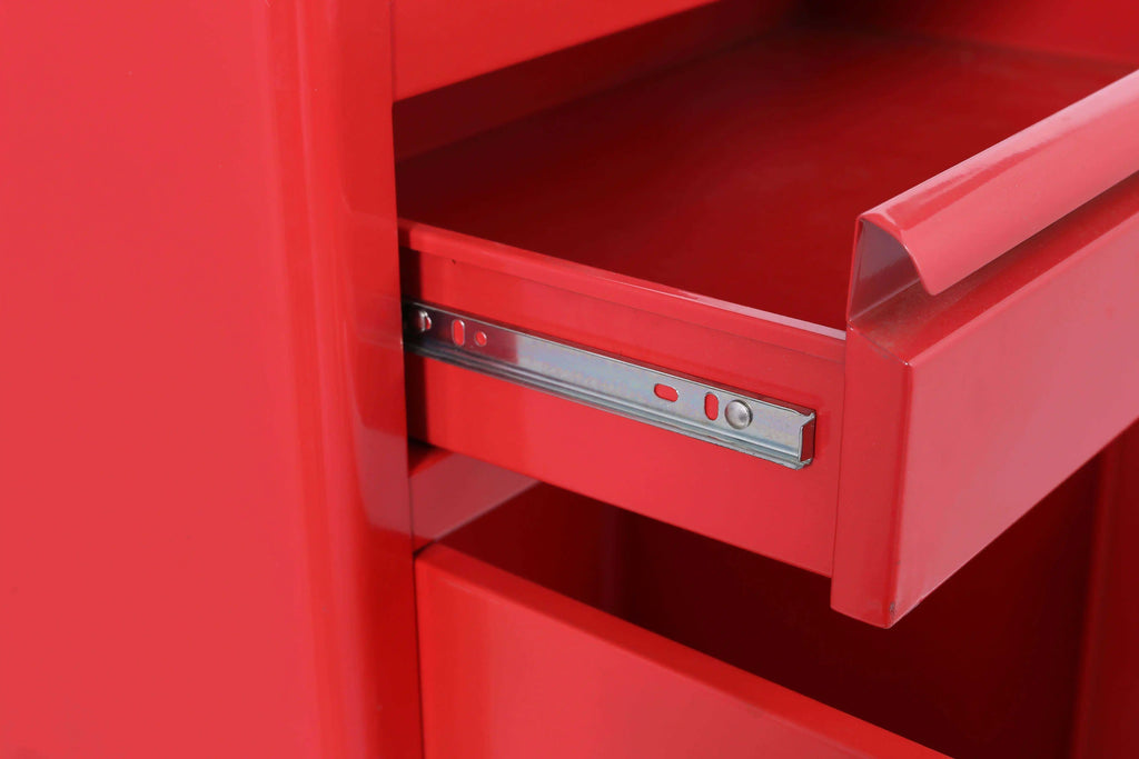 Maorong High Quality Custom Red Roller Tool Storage Cabinet OEM/ OBM Lockable Waterproof Anti-Theft