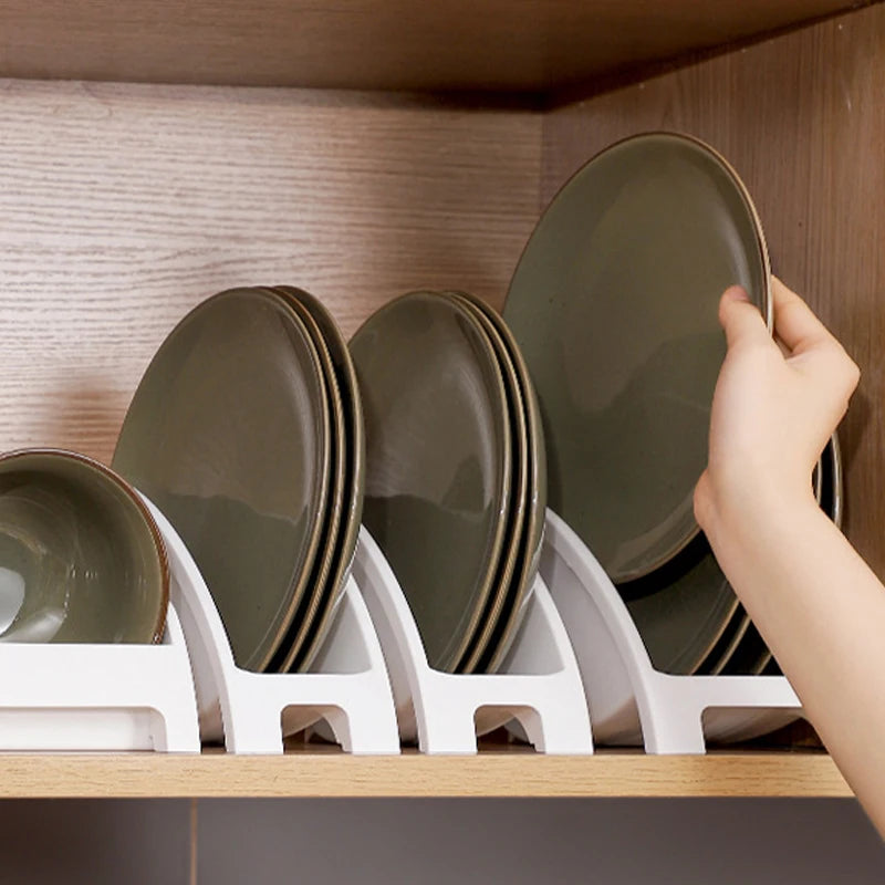 Wholesale Dish Storage for Home Kitchen Plastic Dish Drain Rack Plate Storage Rack Drying Storage Rack