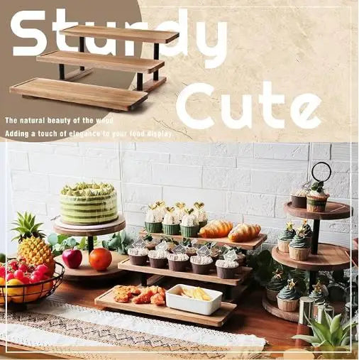 OWNSWING Bamboo Multi-Layer Stand Acacia Wood Desktop Storage Organizer for Cosmetic Kitchen & Display OEM Design Shelf Use