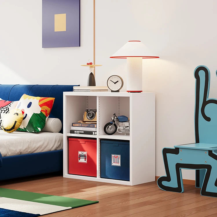 Modern Metal Steel Nightstand, Bedroom Bedside Table with Storage Drawer and Open Shelf