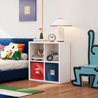 Modern Metal Steel Nightstand, Bedroom Bedside Table with Storage Drawer and Open Shelf