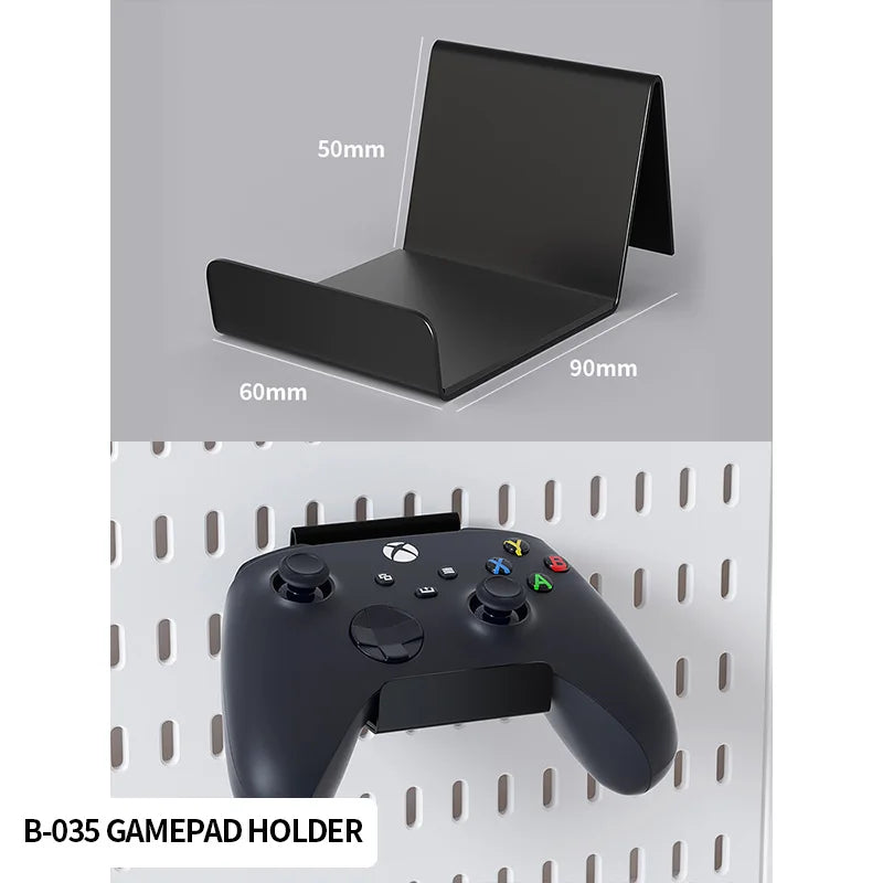 Single-Tier PP Material Plastic Desktop Organizer Space-Saving Foldable Storage Holder No-Hole Punching Feature Cabinets Shelves