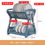 Hot Product Kitchen Dish Storage Rack Table Top Drain Bowl Rack Put Tableware Kitchen Storage Rack