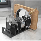 Desktop Dining Plate Tableware Drawer Dish Drainage Bowl Storage Rack for Kitchen Nail Free Storage Shelf