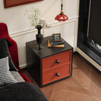 Bedroom Steel Nightstand with Anti-Rust Coating for Long Use