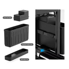 Double-Layer Dish Rack Kitchen Countertop Storage Rack Multifunctional Carbon Steel Dish Drying Rack