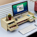 Custom Computer Monitor Riser Stand Base Office Supplies Desktop Storage Box Keyboard Organizer Rack Storage Holders