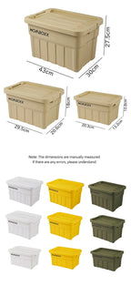 Wholesale Factory Direct Rectangle Sundries Storage Box Stackable Durable Storage Organizers in Living Room
