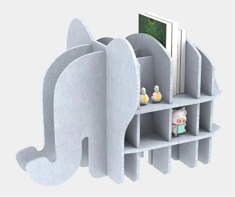 Foldable Sound-absorbing Felt Storage Case Rack Mini Desktop Organizer Tabletop Storage Organization for Office Home