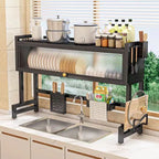 Kitchen Storage Rack Sinkescurridor De Platos Iron Storage Holders & Racks Countertop Pool Cupboard Multi-functional Metal