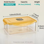 Factory Wholesale Plastic Airtight Food Storage Containers Kitchen Accessories Food Preservation Jars Fresh Keeping sealed Box