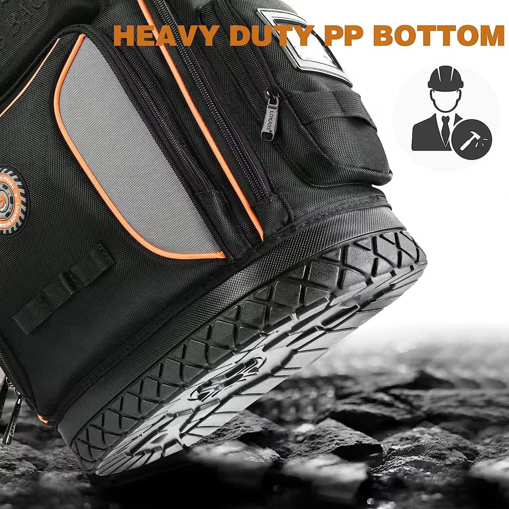 Custom Logo High Quality 1680D Mold Storage Organizer Garden Work Canvas Heavy Duty Electrician Tool Bag for Storing Tool Bag