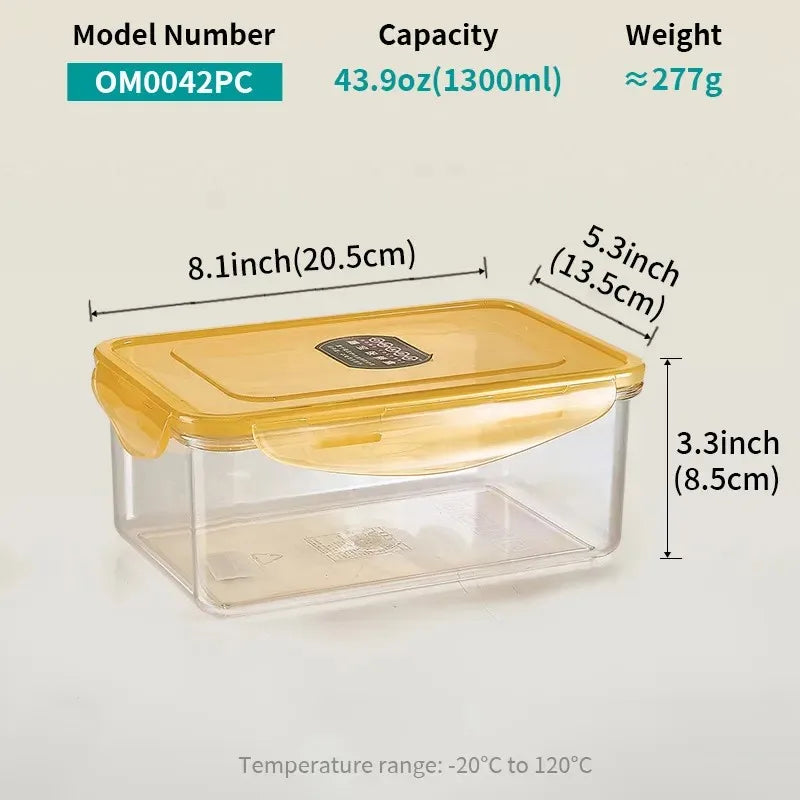 Factory Wholesale Plastic Airtight Food Storage Containers Kitchen Accessories Food Preservation Jars Fresh Keeping sealed Box