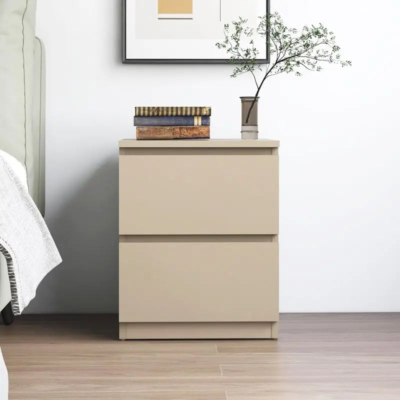 Factory Wooden MDF Night Stand Table De Nuit Muebles Para La Casa Nightstand Set 2 Mesitas De Noche