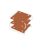 Creative Multifunctional Leather Living Room Coffee Table Storage Sundries Cosmetics and Jewelry Desktop Organizing Tray