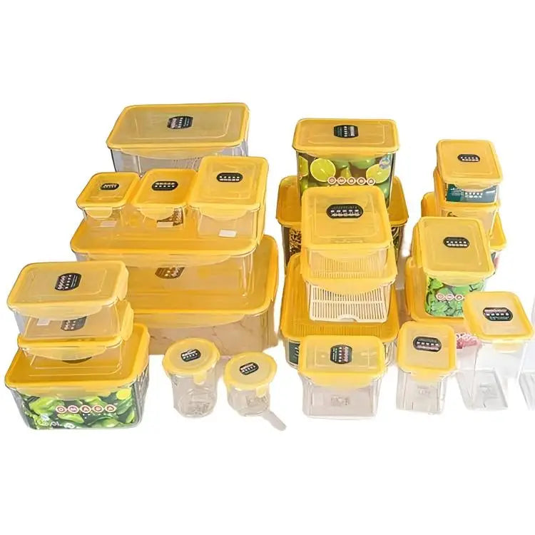 Factory Wholesale Plastic Airtight Food Storage Containers Kitchen Accessories Food Preservation Jars Fresh Keeping sealed Box