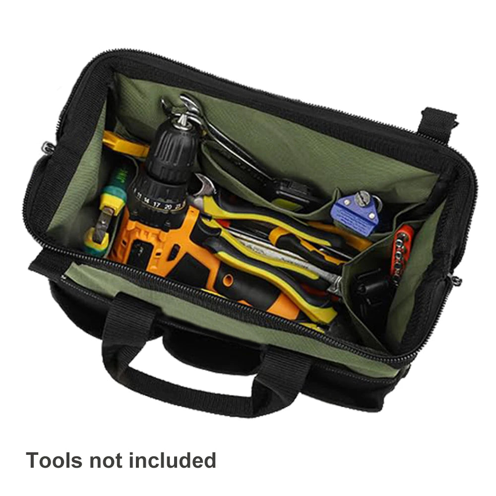 Portable Tool Box Organizer Storage, Large Tool Bag, 16-Pocket,Heavy Duty Tactical Toolbag with Big Zipper, Travel Carry Toolbox