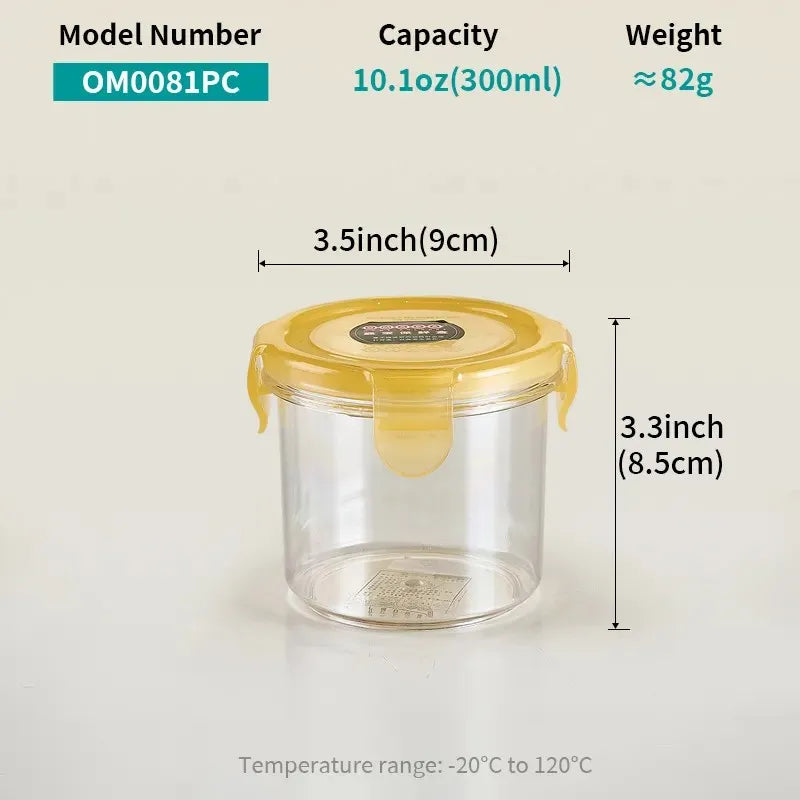 Factory Wholesale Plastic Airtight Food Storage Containers Kitchen Accessories Food Preservation Jars Fresh Keeping sealed Box