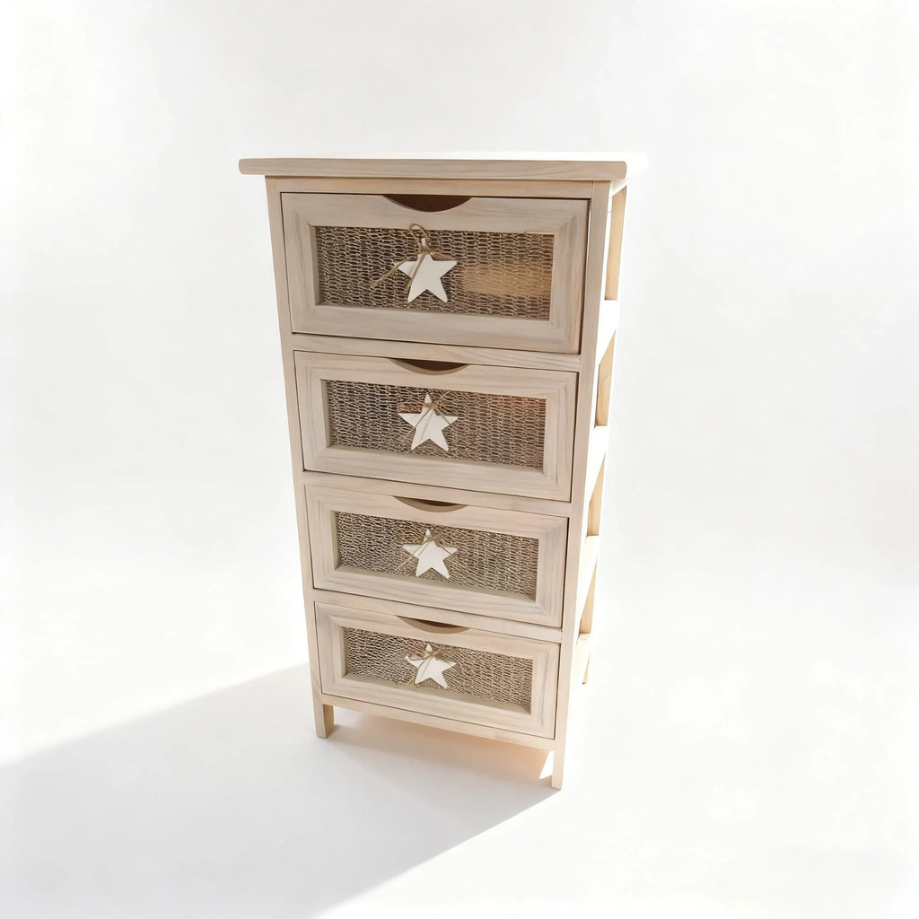Modern Style Multi Functional Storage Cabinet Wooden with Drawers Storage Cabinet Bedside Table Storage Device