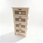 Modern Style Multi Functional Storage Cabinet Wooden with Drawers Storage Cabinet Bedside Table Storage Device